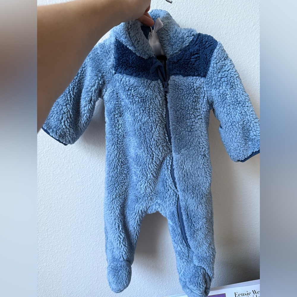 Little Lad Baby Winter Fleece One piece outwear with zipper size 3 months